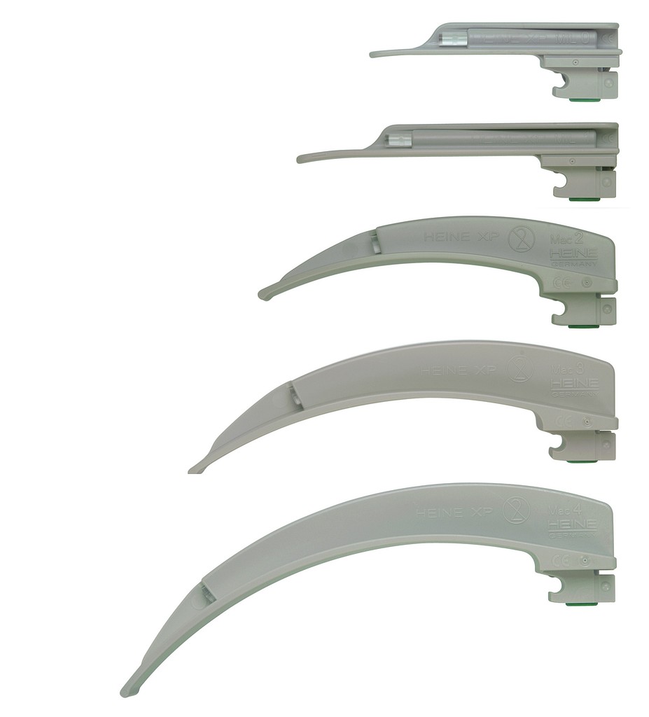 HEINE XP Macintosh No 1 laryngoskoopin kk-lastain 90 x 9 mm