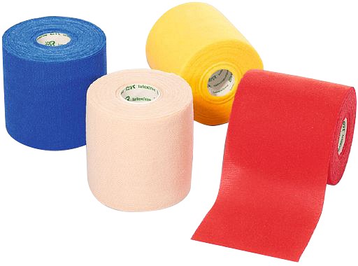Haftelast lateksiton tukiside creme 6 cm x 4 m