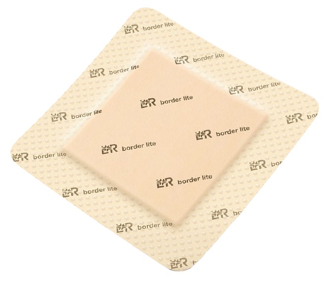 Suprasorb P sensitive border lite polyuretaanivaahtosidos 10 x 10 cm