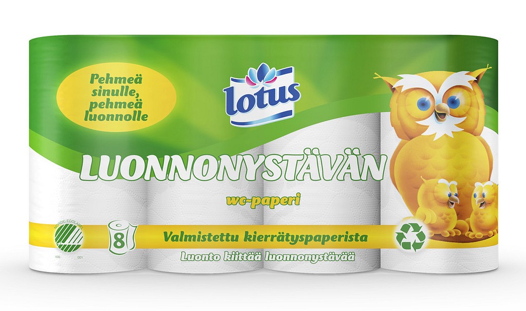 Lotus Luonnonystävän WC-paperi