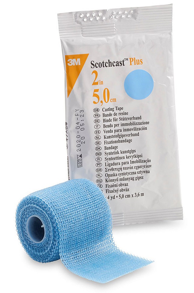 Scotchcast Plus kipsiside vaaleansininen 5 cm x 3,6 m