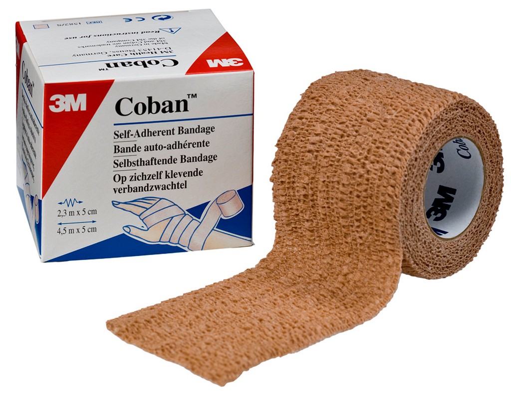 Coban tukiside 7,5 cm x 4,5 m punainen