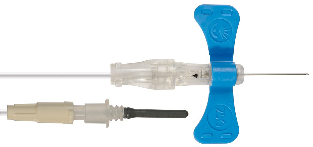 BD Vacutainer Push Button siipineula 25 G / 30 cm