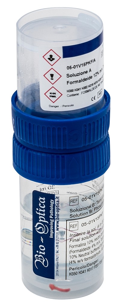 Klessidra 2.0 -turvapurkki formaliinilla 30 ml/ 55 ml