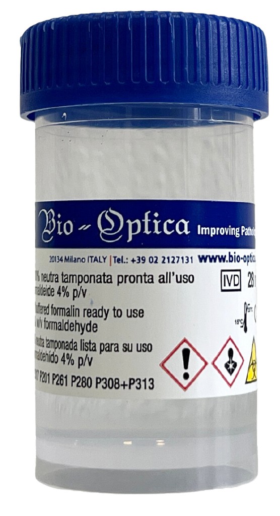 Formaliini 10 % pH 7,2 54 x 28 ml, näytepurkki 55 ml