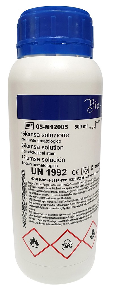 Giemsa Pappenheim -väriliuos 500 ml