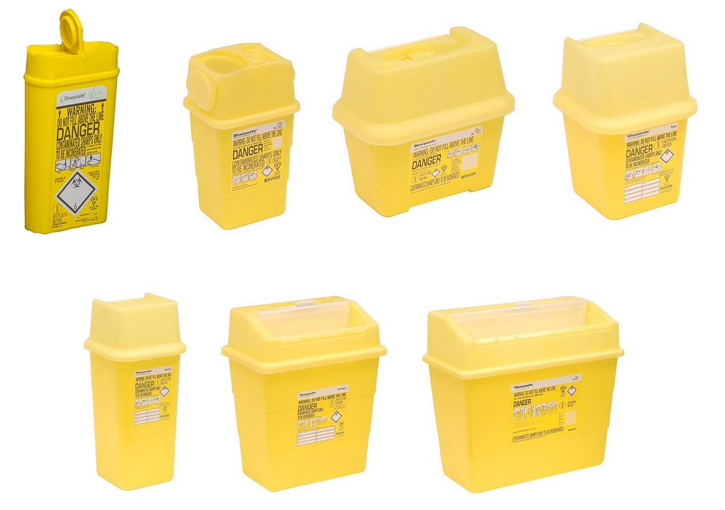 Sharpsafe riskijäteastia 1 l