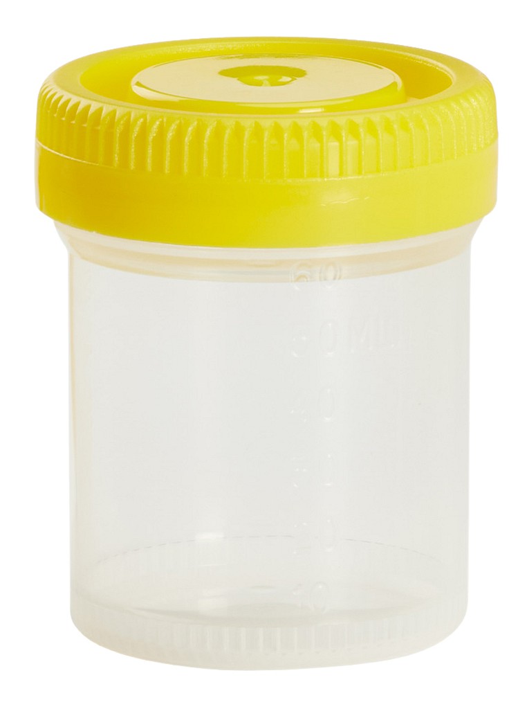 Näytepurkki 60 ml, konepuhdas PP