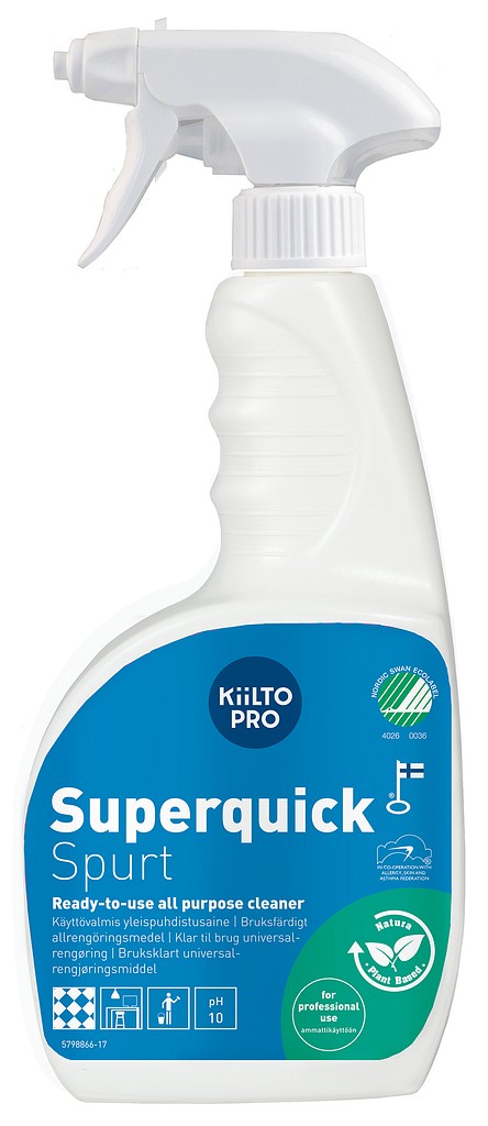 Kiilto Pro Superquick Spurt yleispuhdistusaine 750 ml