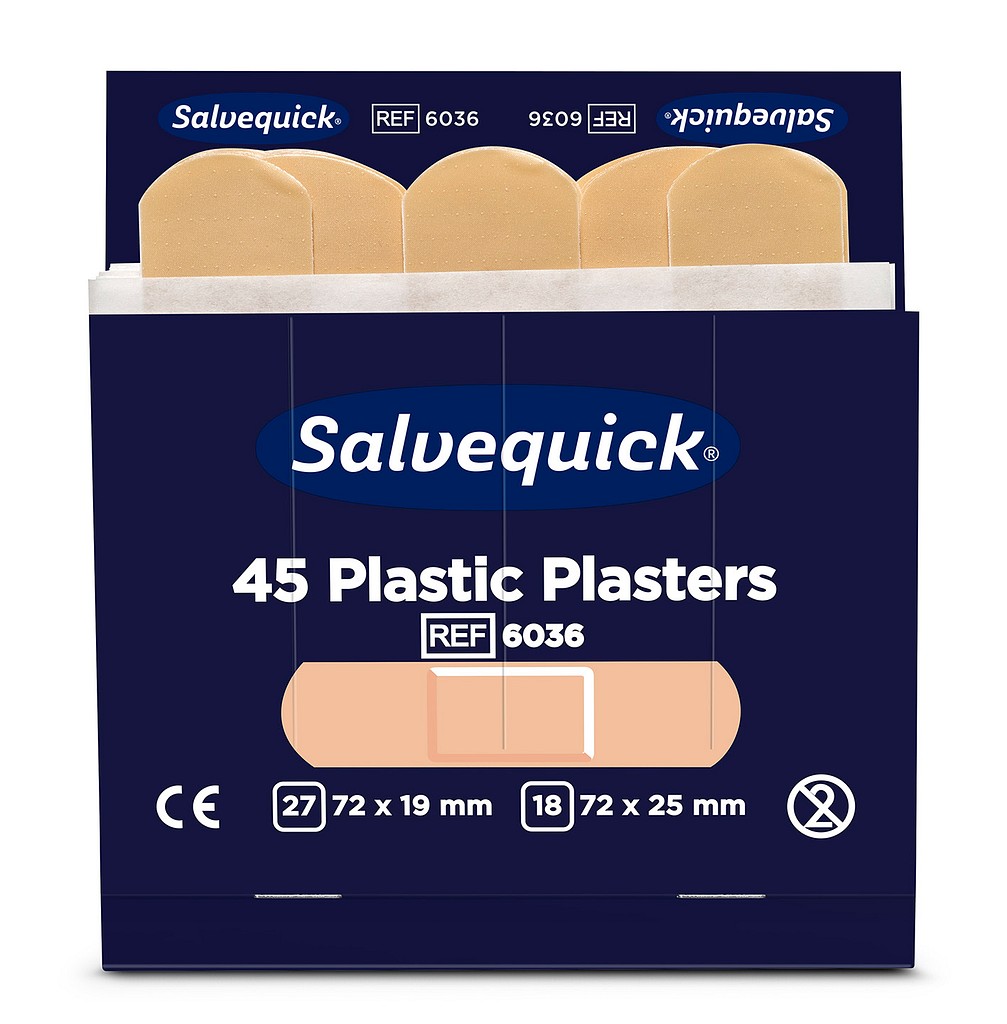 Salvequick-muovilaastari täydennyspakkaus