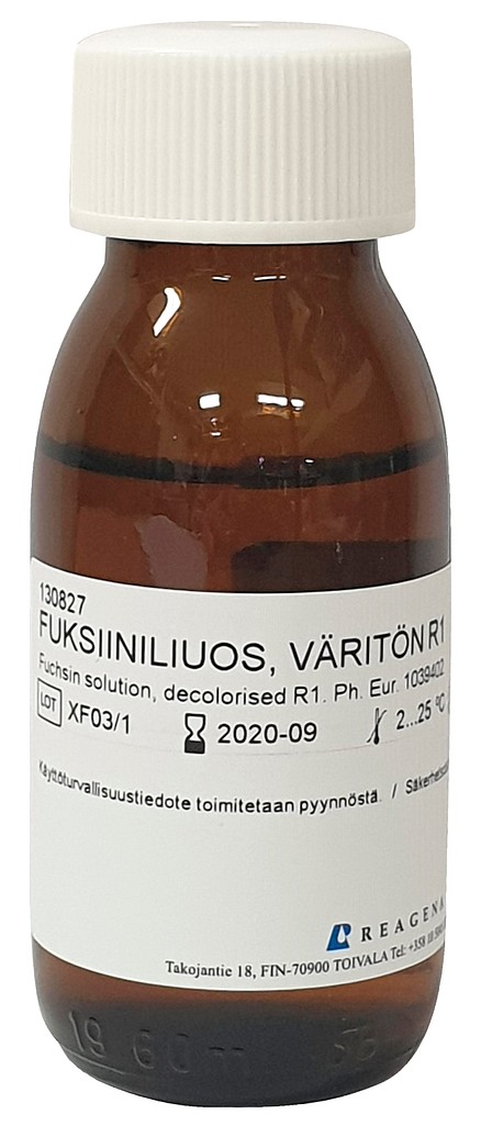Fuksiiniliuos, väritön R1 50 ml