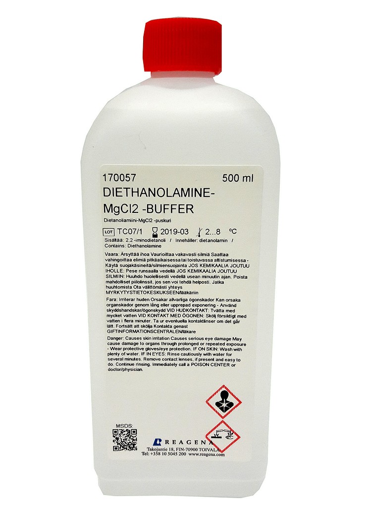 Dietanoliamiini-MgC12-puskuri