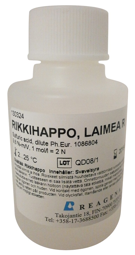Rikkihappo laimea R 1,0 mol/l 500 ml