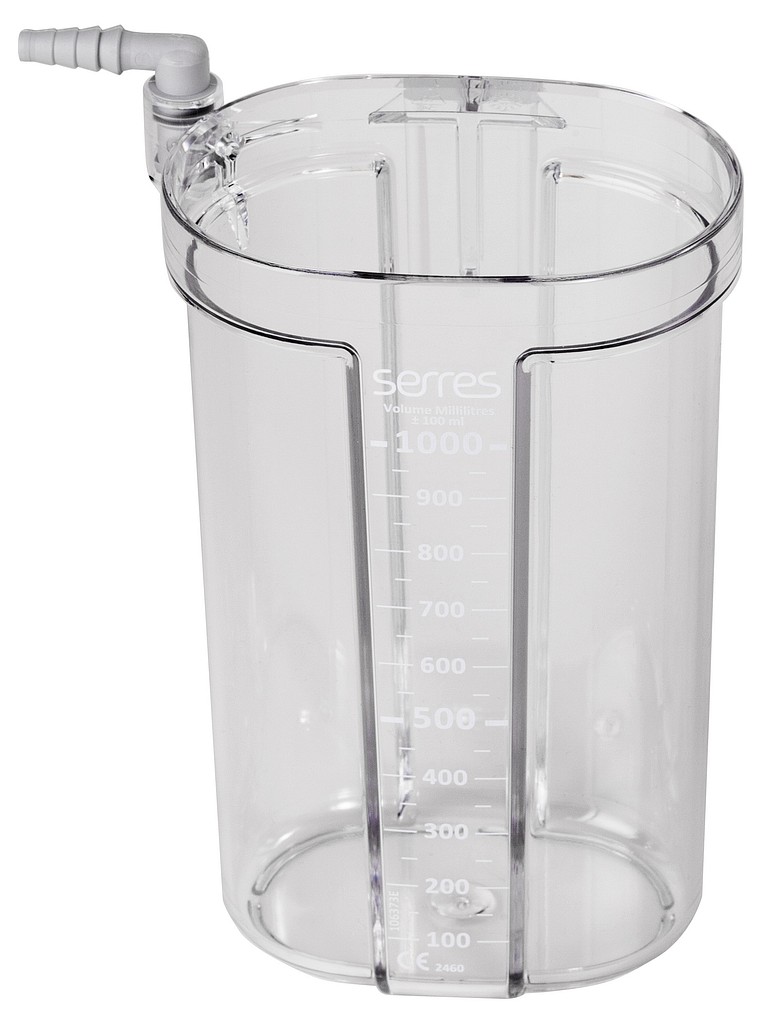 Imupurkki 1 l + kulmaliitin