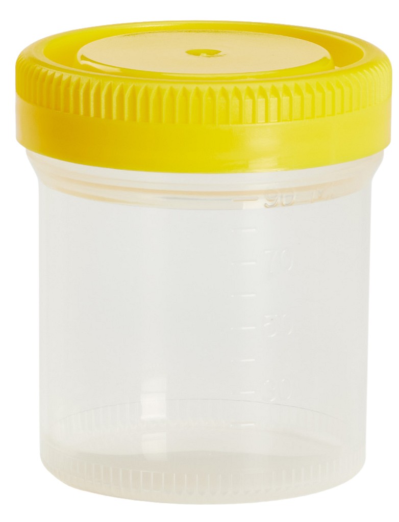 Näytepurkki 90 ml, konepuhdas PP