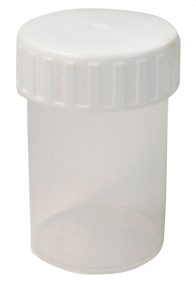 Näytepurkki 60 ml, konepuhdas PP