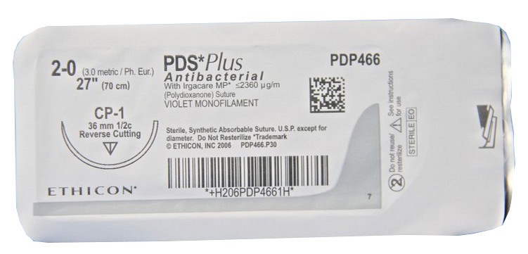 PDS II Plus 4-0 PS-2S Prime MP 45 cm värjäämätön PDP496H
