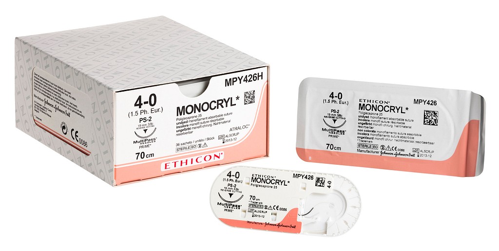 Monocryl 3-0 FS-1 70 cm värjäämätön Y442H