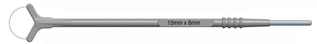 Medstar monopolaari slingaelektrodi 15 x 18 mm, 13 cm