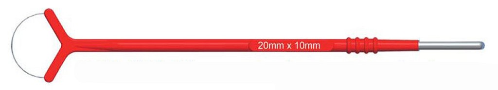 Medstar monopolaari slingaelektrodi 20 x 10 mm, 13 cm