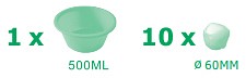 AST Medical pesusetti 9158173 kuitusykeröillä steriili