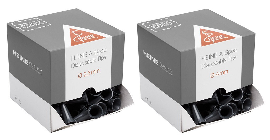HEINE AllSpec kk-korvasuppilo otoskoopeille Ø 2,5 mm 1000 kpl