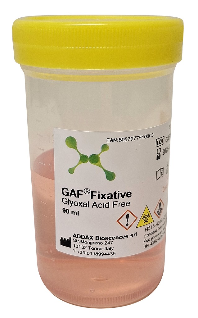 GAF-fiksatiivi puskuroitu 12 kpl x 90 ml* 150 ml näytepurkki