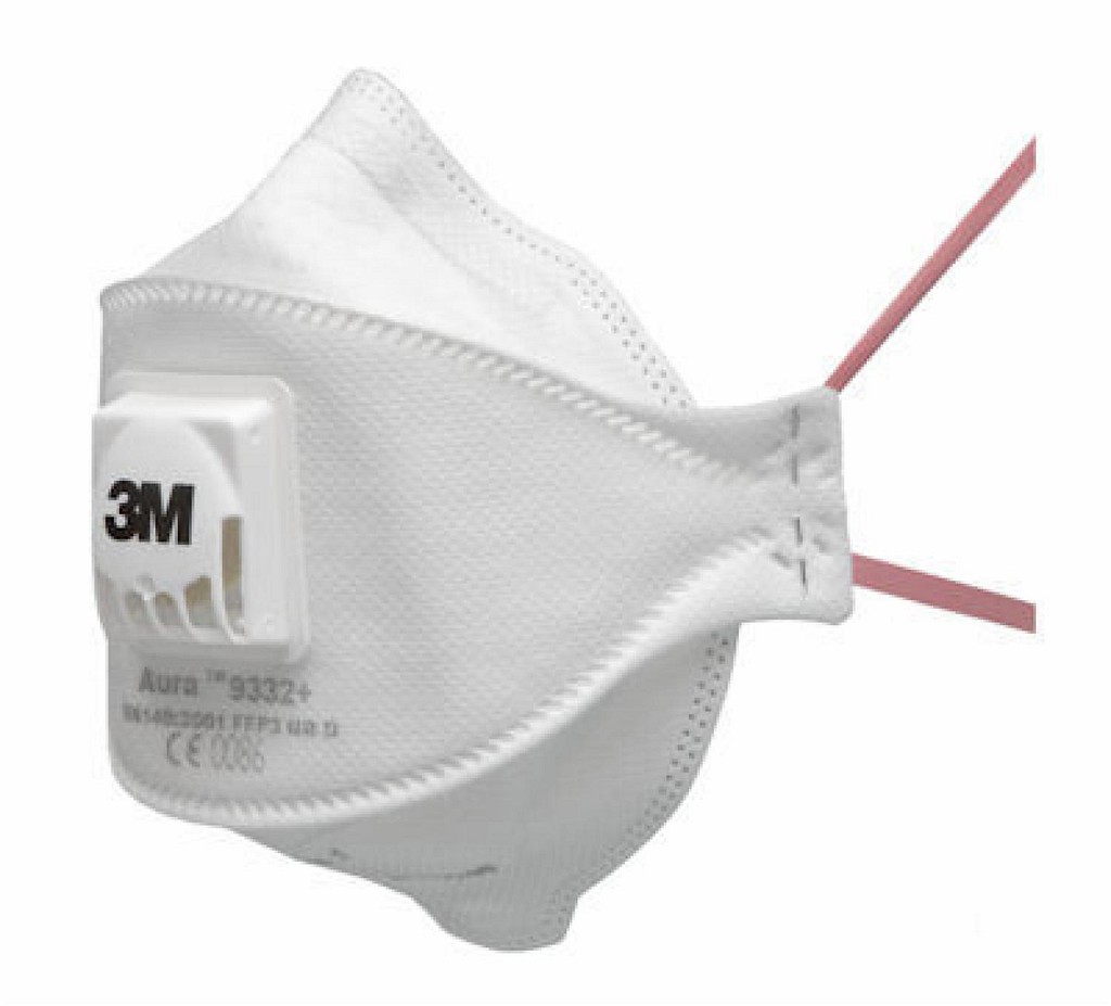 3M Aura hiukkassuojain FFP3 venttiilillinen 9332+