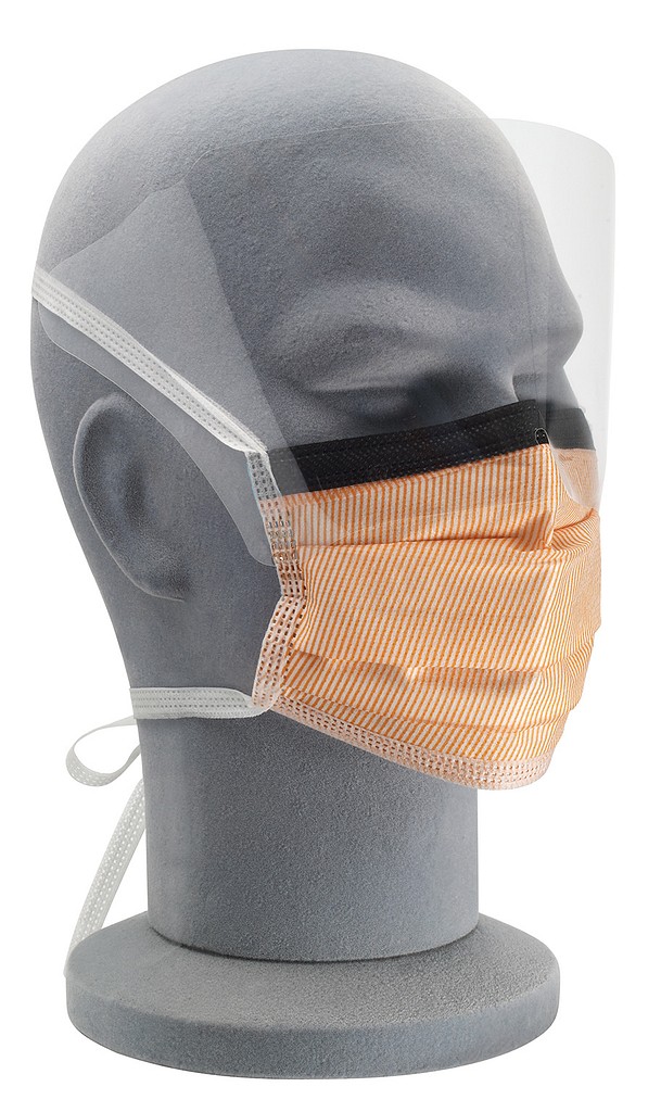Kirurginen kasvomaski FluidProtect visiirillä ja kiinnitysnauhoilla (tyyppi IIR) 365 Healthcare
