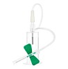 Sol-Care, Sommerfugl safety, grøn, holder, 178mm sl. steril, 21G x 3/4in, 0,8 mm x 19 mm