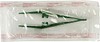 Pinsett engangs grønn, 13 cm, steril
