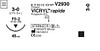 Sutur Vicryl Rapid V2930G 3-0 FS-2 45cm hvit