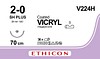 Vicryl 2-0 SH Plus 70 cm värjäämätön V224H