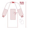 Leikkaustakki vahvistettu XL/X-long 151cm 365 Healthcare