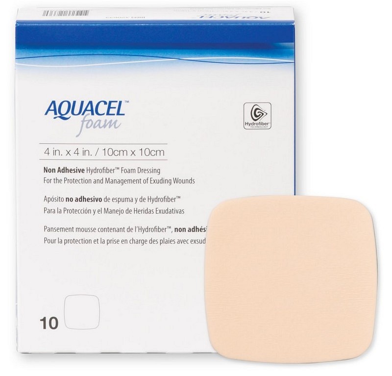 Aquacel Foam 5 x 5 cm ei kiinnittyvä