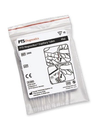 Kapillärpipett Cardiochek 40ul plast-glas 16 st/förp svart