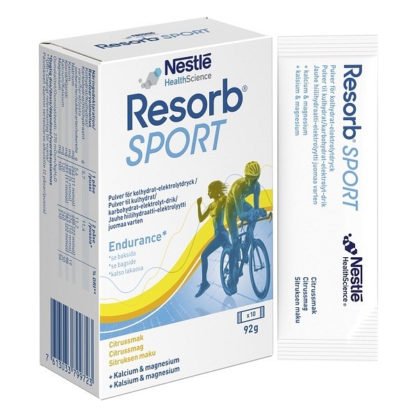 Resorb, Sport, væskeerstatning