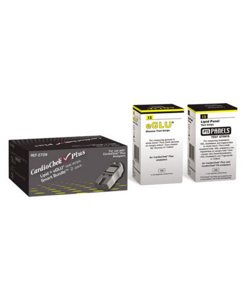 CardioChek Plus, Lipid panel + glucose, 15 + 15 test
