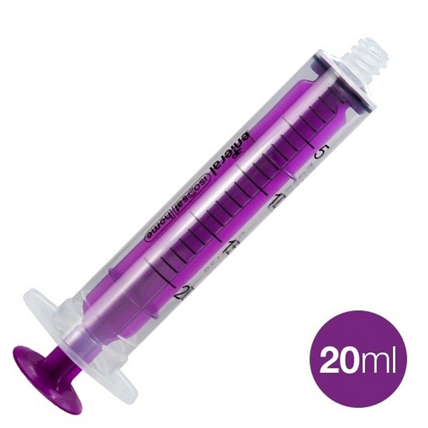 GBUK, sprøjte, enteral ENFit, flergangs, steril, 20 ml
