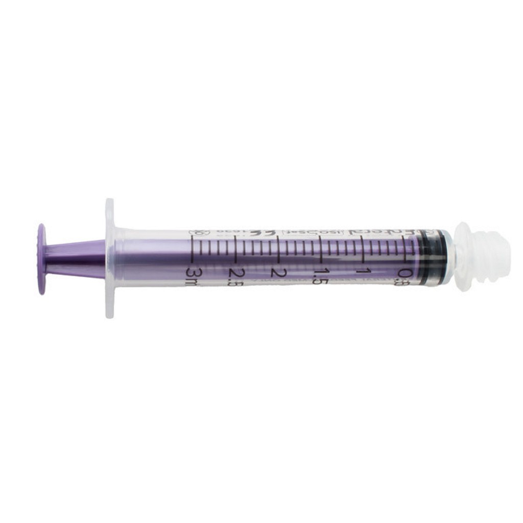 Enteral spruta ENFit, LDT, engångs 3 ml, 100 stycken