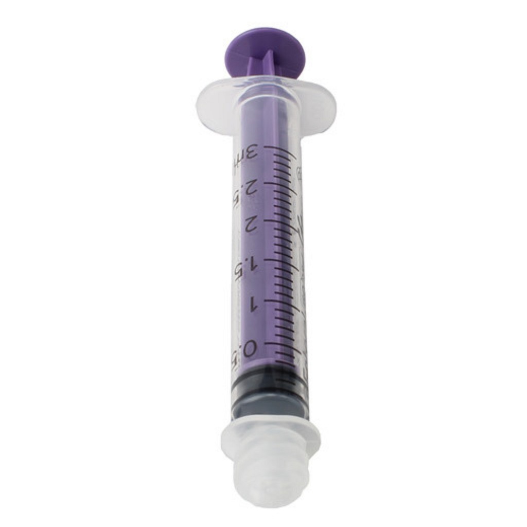 Enteral spruta ENFit, LDT, engångs 3 ml, 100 stycken