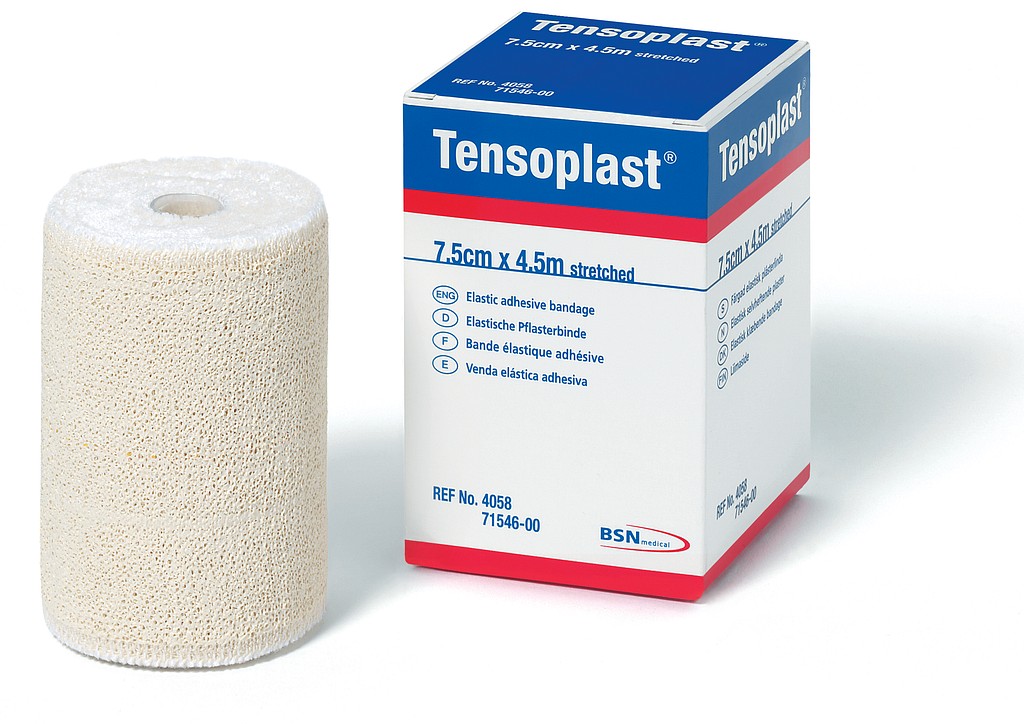 Binda Lågelastisk Plåsterbinda10cm Zinkoxid Häftmassa 2,7 M.Tensoplast