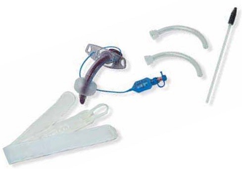Trakealkanyll M Cuff Lågtryck 8,0mm 2 Innerkanyl Portex Blue Line Ultr