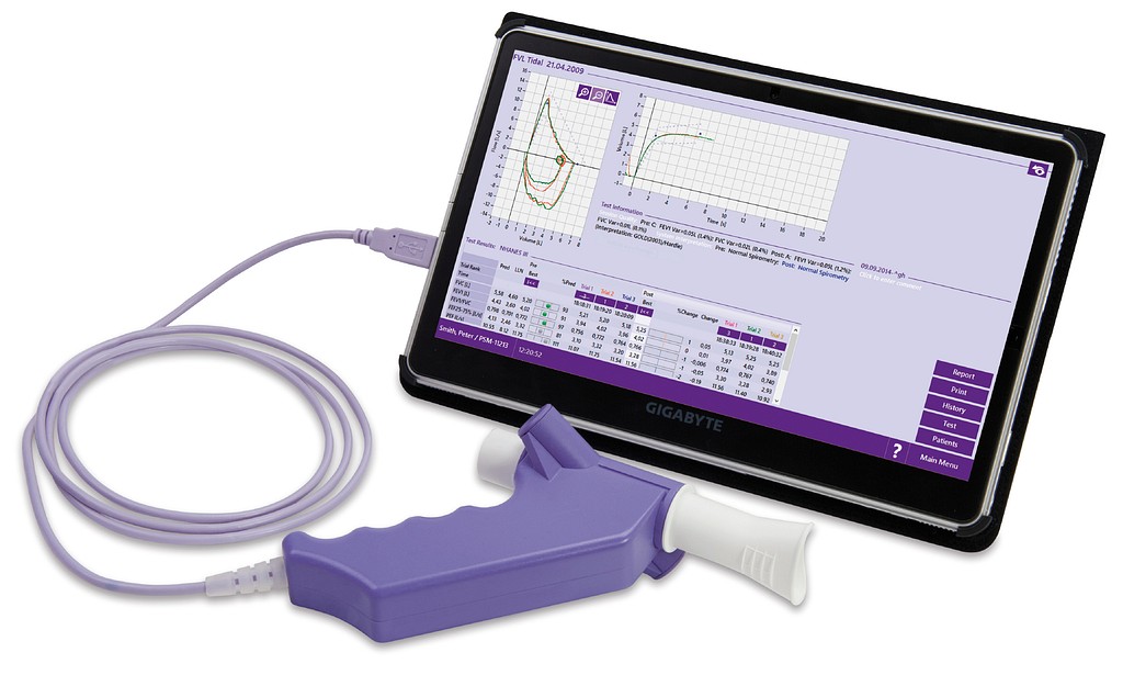 ndd Easy on-PC, spirometriapparat, håndholdt