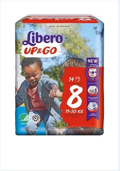 Bleie barn Libero Up&Go 8 19-30kg 14pk