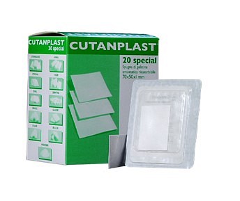 Resorberbar kompress Cutanplast special 7x5x0,1cm hemostatisk gelsvamp