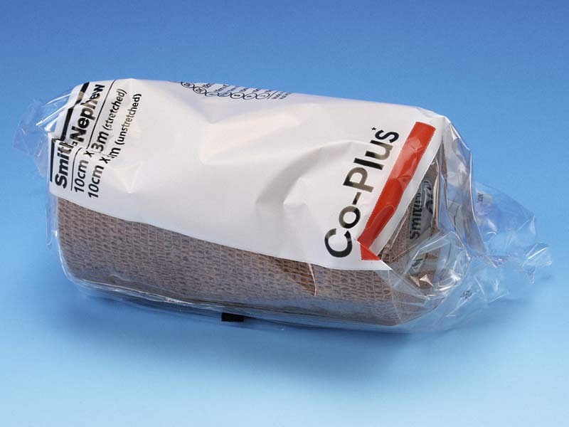 Kompressionsbinda Co-Plus 10cmx3m latex kohesiv mellanelast