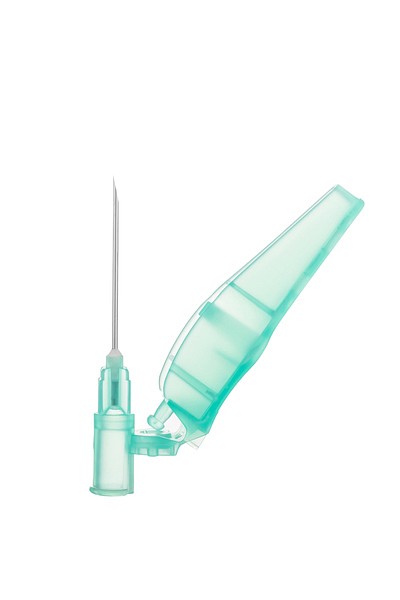 Sol-Care, kanyle med sikkerhed, grøn, steril, 21G x 1 1/2in, 0,8 mm x 40 mm