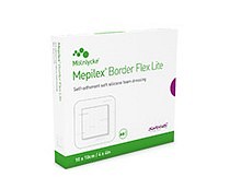 Skumförband silikon Mepilex Border Flex Lite 10x10cm vidhäftande