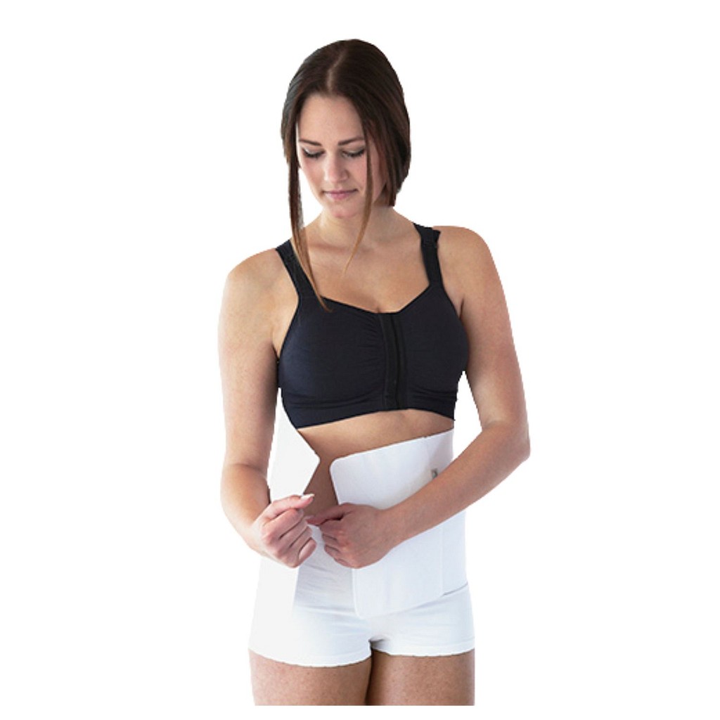 Maggördel lägre kompression Figur 25cm 3XL vit